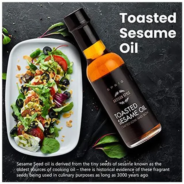 Sprig Toasted Sesame Oil, 125 g-5.webp